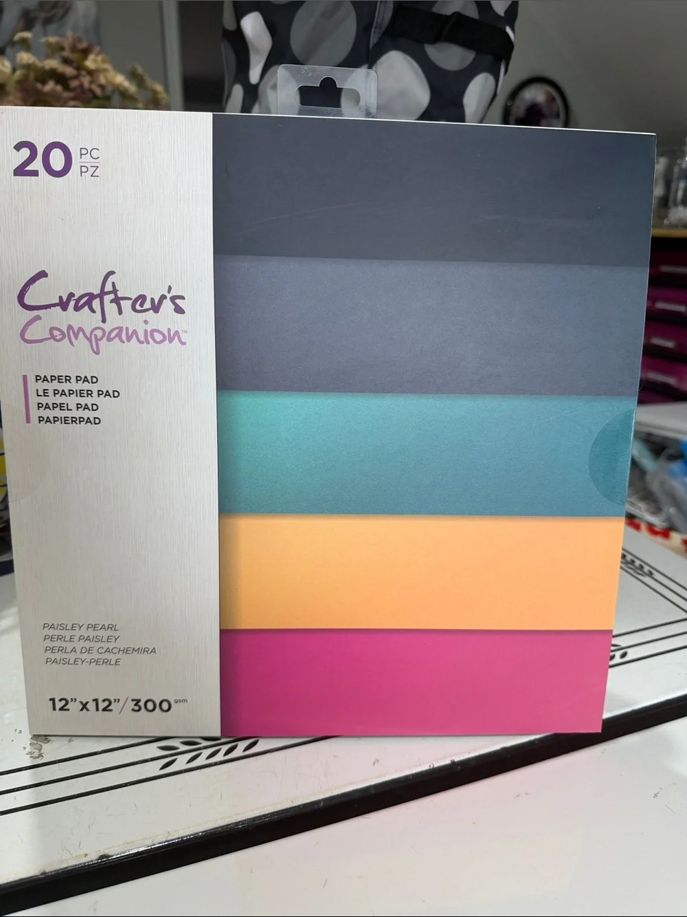 Crafters Companion Paisley Pearl Paper Pad